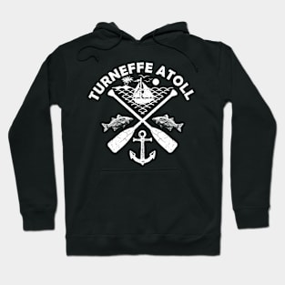 Turneffe Atoll Beach, Belize, Boat Paddle Hoodie